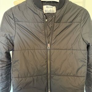 Acne Studios Black Puffer Jacket for Women